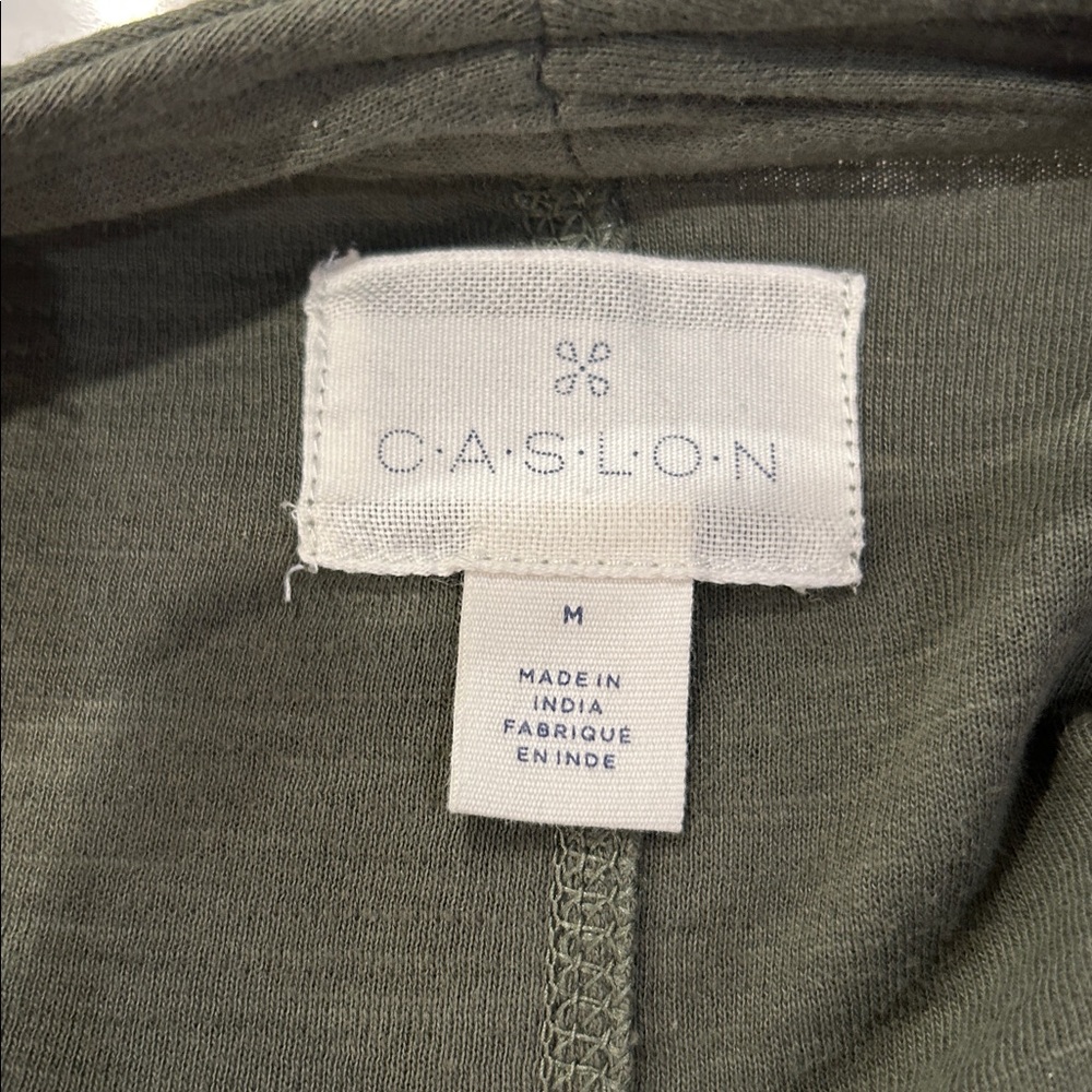 Caslon women’s sweater jacket Light Blazer ladies open front sweater jacket EUC - Picture 8 of 9